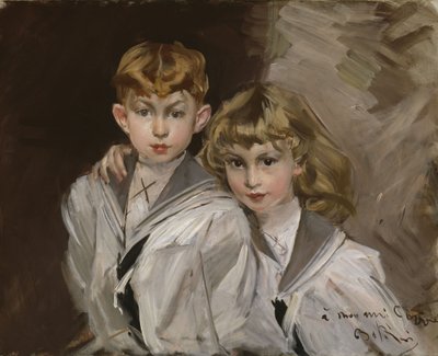 I due bambini da Giovanni Boldini